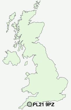 UK Postcode map