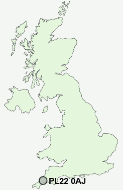 UK Postcode map