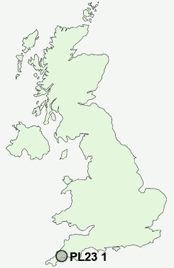 UK Postcode map