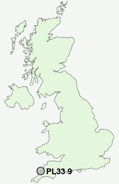 UK Postcode map