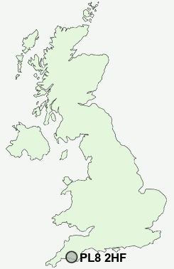 UK Postcode map