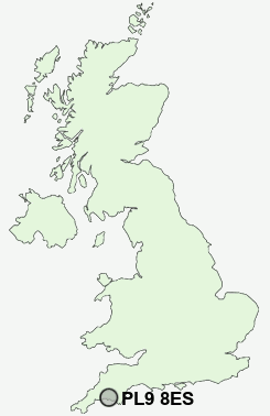 UK Postcode map