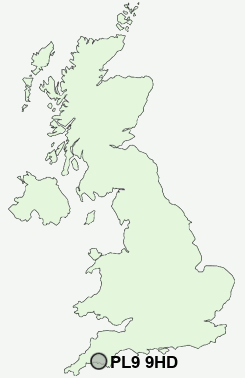 UK Postcode map