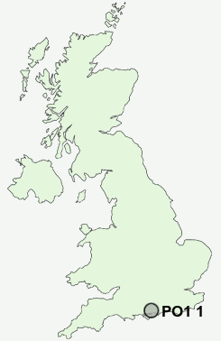 UK Postcode map