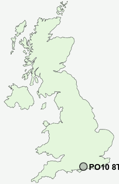 UK Postcode map