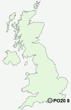 UK Postcode map