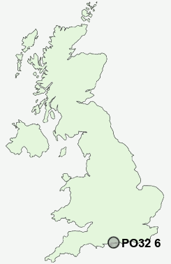 UK Postcode map