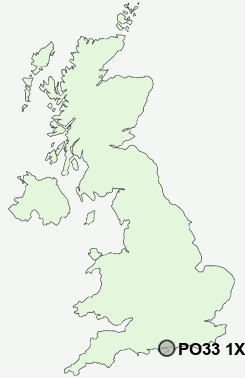 UK Postcode map