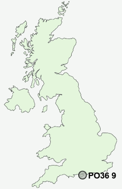 UK Postcode map