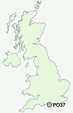 UK Postcode map