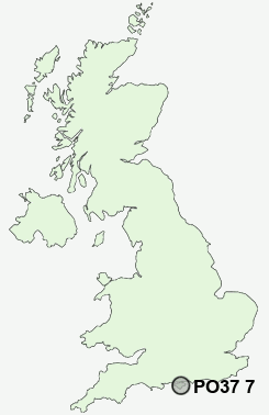 UK Postcode map