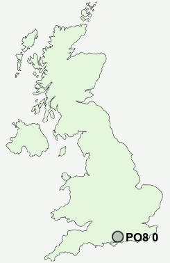 UK Postcode map