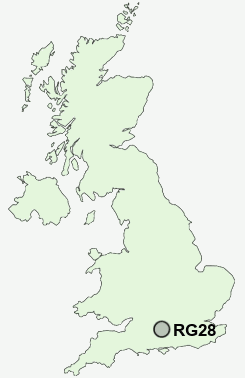 RG28 Postcode map