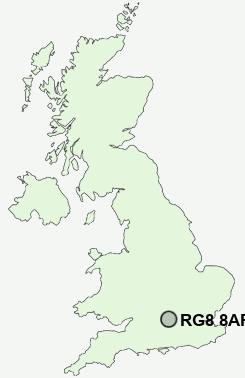 UK Postcode map