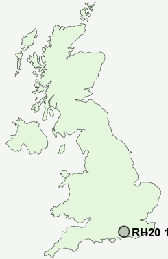 UK Postcode map