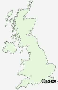 UK Postcode map