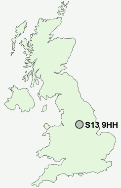 UK Postcode map