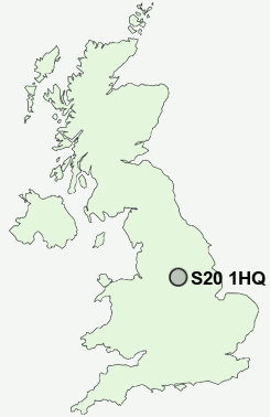 UK Postcode map