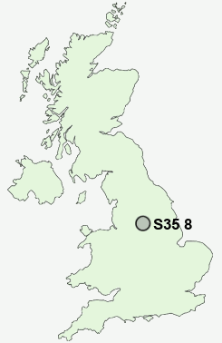 UK Postcode map