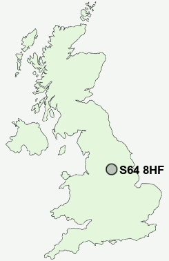 UK Postcode map