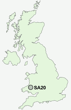 UK Postcode map