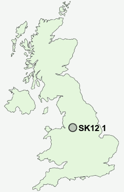 UK Postcode map