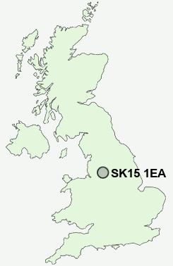 UK Postcode map