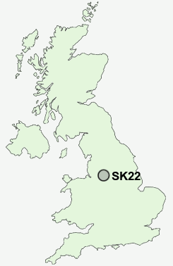 UK Postcode map