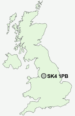 UK Postcode map