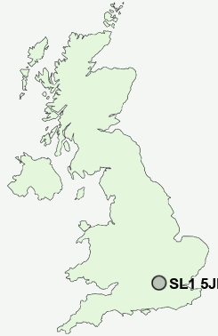 UK Postcode map