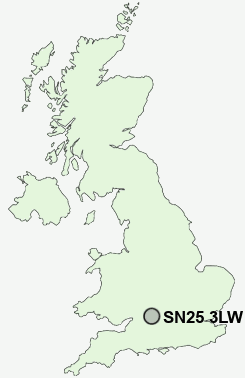 UK Postcode map