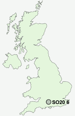 UK Postcode map