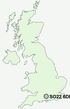 UK Postcode map