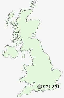 UK Postcode map