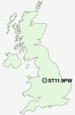 UK Postcode map