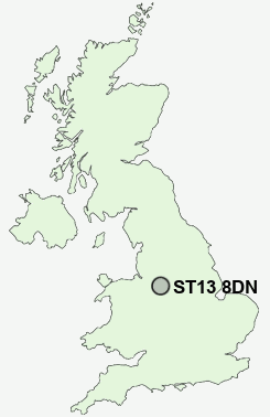 UK Postcode map