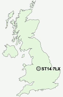 UK Postcode map