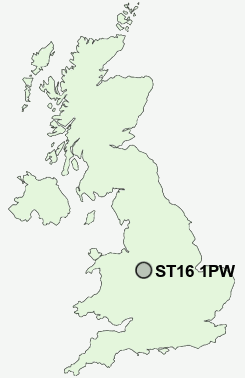 UK Postcode map