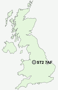 UK Postcode map