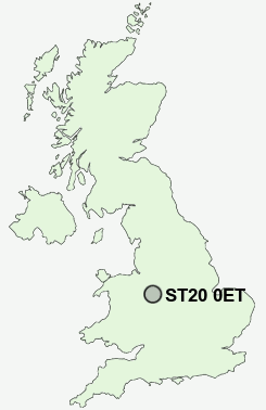 UK Postcode map