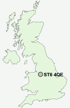 UK Postcode map