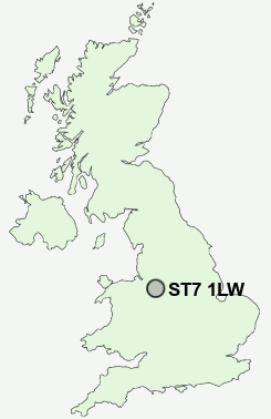 UK Postcode map