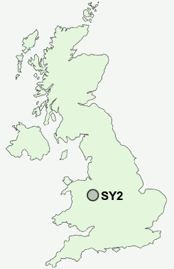 SY2 Postcode map