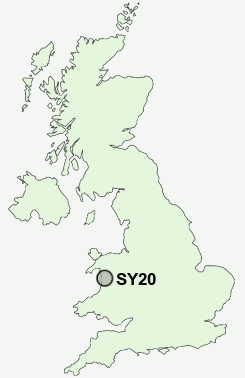 SY20 Postcode map