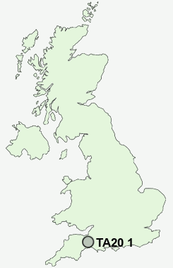 UK Postcode map