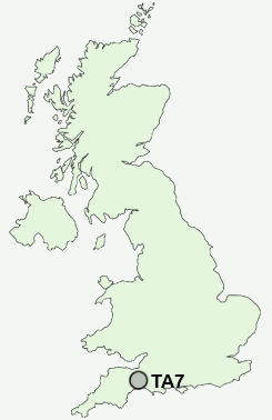 TA7 Postcode map