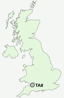 TA8 Postcode map