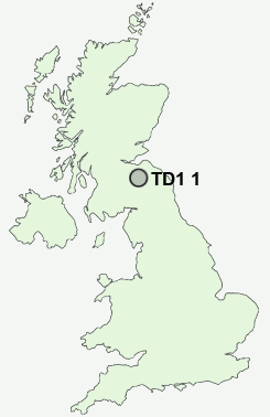 UK Postcode map