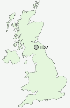 UK Postcode map