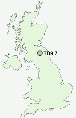 UK Postcode map